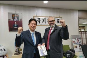 GM Lee Dong Sup e GM Aroldo Martins