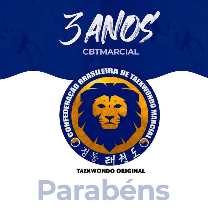 CBTMarcial aniversário de 3 anos